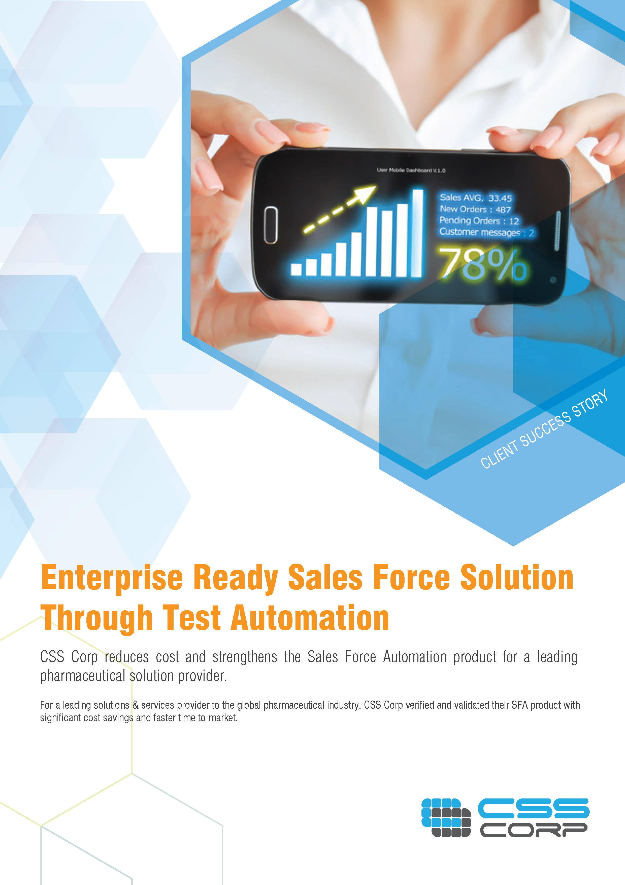 Enterprise Ready Sales Force Solution
Through Test Automation