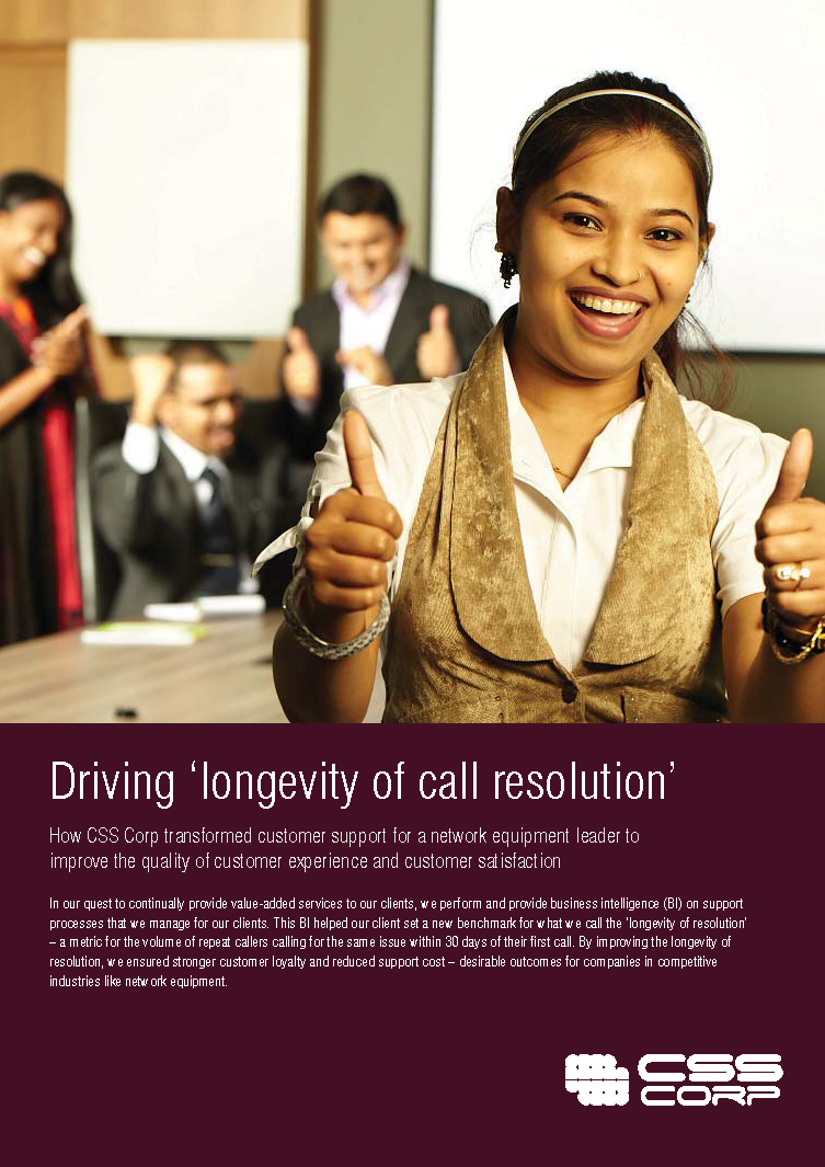 Driving ‘longevity of call resolution’