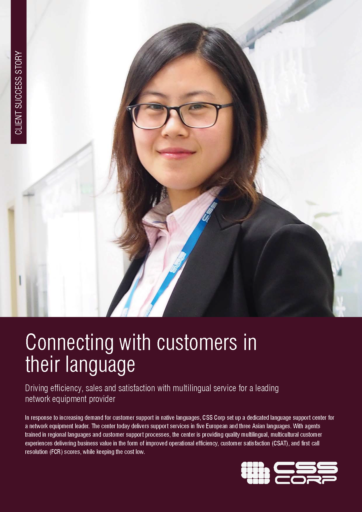 Connecting with customers in
their language